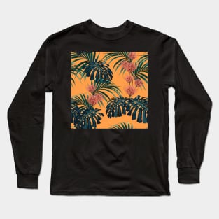 Orange jungle Long Sleeve T-Shirt